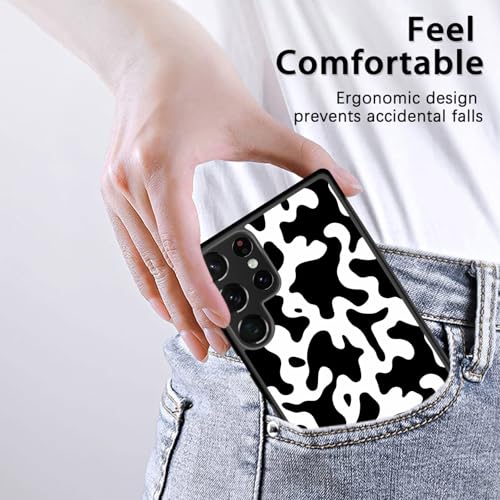 smauncucn for Galaxy S26 Ultra Case,Slim Anti-Scratch Tire Anti-Skid Edges Shockproof TPU Back Protective Cover Case for Samsung Galaxy S26 Ultra 6.9 inch 2026,Cow Print - image 4