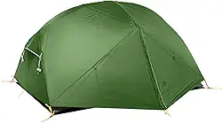 Naturehike Mongar Barraca de acampamento para mochila para 2 pessoas, leve, 3 estações, à prova d'água, barras transversais duplas, fácil configuração, camada dupla para caça, ao ar livre,