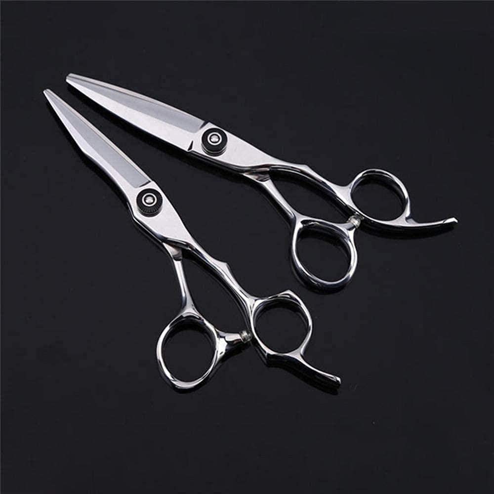 Forbici professionali per sfoltire i capelli, 15,2 cm, per salone e uso domestico, design unico per barbieri, ideali per precisione e styling