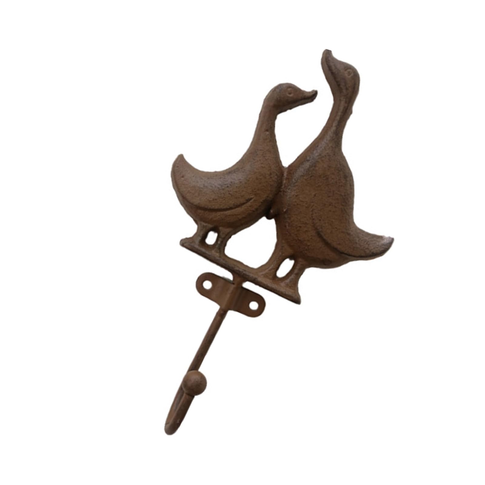 YWLUUOO Cast Iron Hook Elegant Wall Mounted Decorative Holder for Entryway Garden Kitchen Bathroom Organization Elegant Wall Hook
