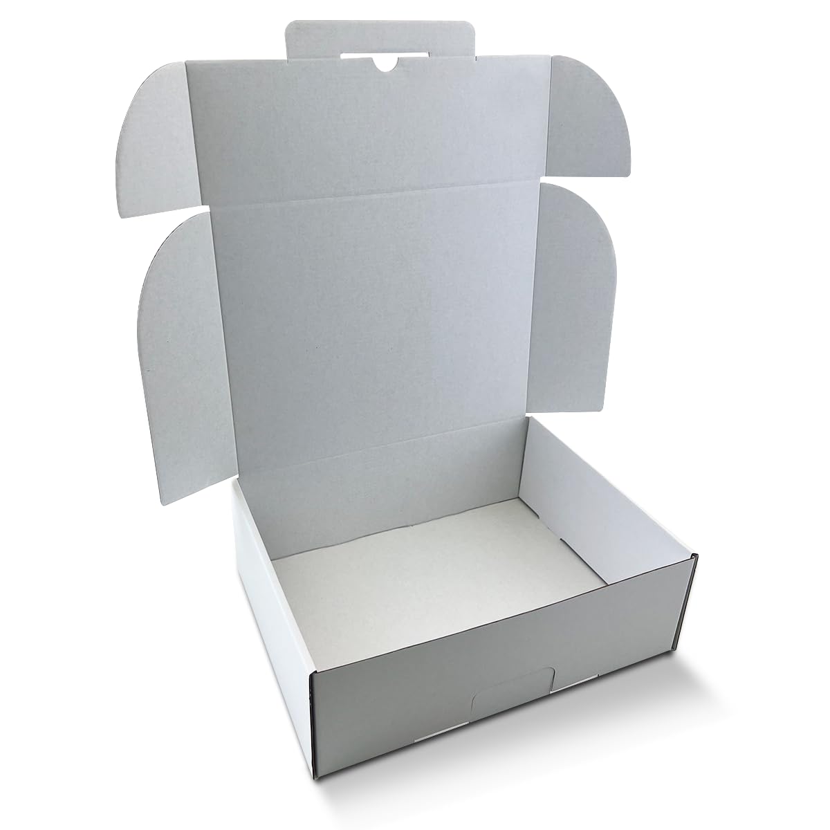 Gift Cardboard Boxes Postal Boxes - Medium Tuck In Flaps 280x219x92mm (White, 50)