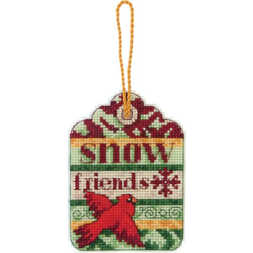 DIMENSIONS Counted Cross Stitch, Snow Friends Ornament