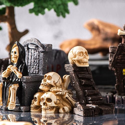 1 Pc Mini Halloween Ornament, Tiny Resin Figurine for Terrarium Garden，A - image 5