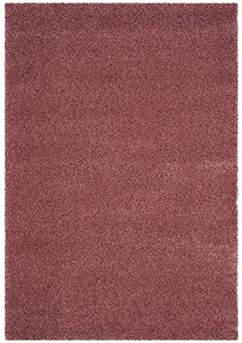 Image of CD Carpet Anti Slip Shaggy Fluffy Fur Rugs and Carpet for Living Room Bedroom Kids Room Plain Circle Carpets for Home with 2 Inch Thickness (Color Wine Size 12x12 Feet Round)