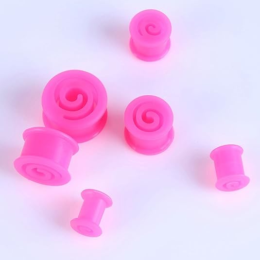 Écarteur D'oreilles Homxi – 2 Pièces – Silicone Doux – Taille 6G/4mm – Pour Piercing Et Style Personnalisé