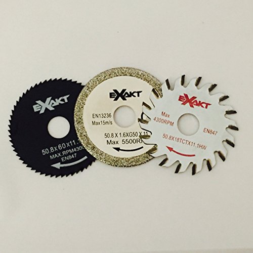 Exakt EC - 3 lame per sega circolare