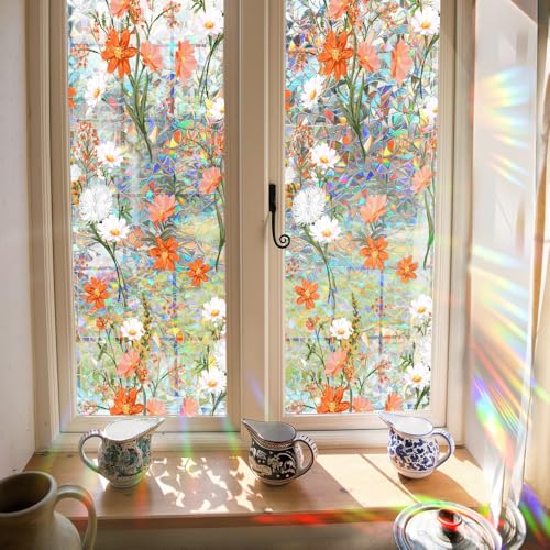 Película Decorativa de Vinilo 3D Runtoo Daisy 15.75x40 in miniatura 3
