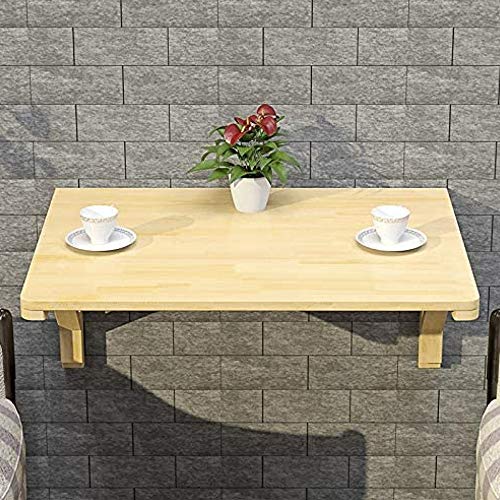 Table pliante murale 60x40cm en bois pour optimiser l'espace d'un petit studio