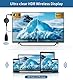 Wireless HDMI Dongle TV 4K, Drahtloser Smart Media Player Streaming, Bildschirm Casting für Miracast/iOS/Mac OS/Airplay/Android/Windows/DLNA, zu HDTV, Monitor, Projektor