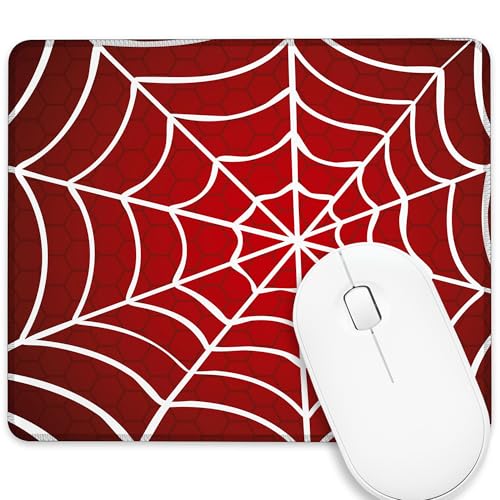 NITAHHHY Mouse Pad Spider Web Computer Mousepad Washable Non-Slip Rubber Base Mouse Mat,Laptop Desk Accessories Decoration 9.5 Inches x 7.9 Inches