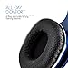 MEE audio Atlas Sky IML Graphics On-Ear Headphones with Headset Functionality