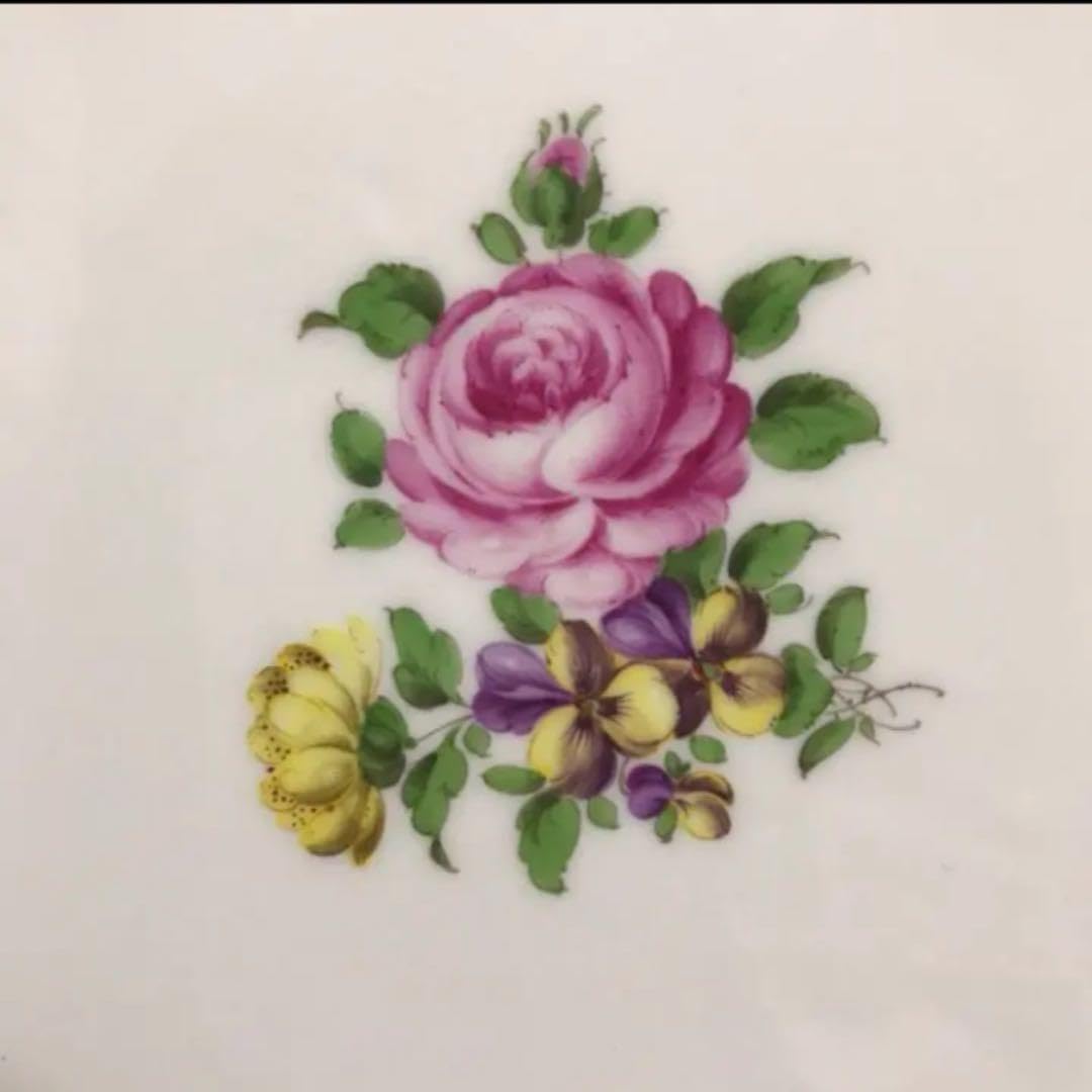 Amazon.co.jp: アウガルテン シンプルブーケ ローズブーケ 薔薇 トレイ  