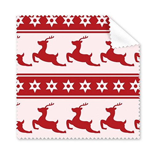 Chiffon de nettoyage tissu motif Noël rouge pour embellir votre bureau