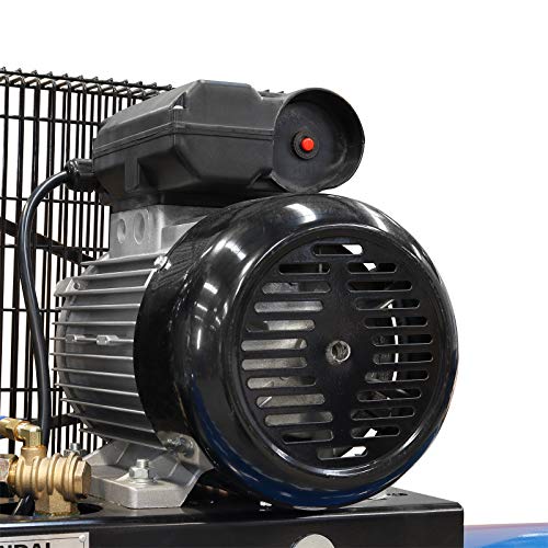 Hyundai 3HP 200 Litre Electric Air Compressor with 145PSI Belt Drive, 14CFM, 230v Motor Single-Phase Steel Compressor 2.2kw/2200w 7 Hyundai 3HP 200 Litre Electric Air Compressor with 145PSI Belt Drive, 14CFM, 230v Motor Single-Phase Steel Compressor 2.2kw/2200w - Image 7