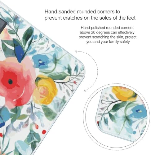 Báscula Digital Floral con Pantalla LCD para Baño miniatura 4