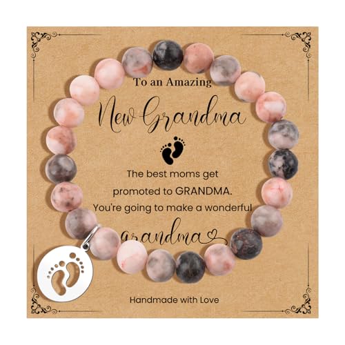 New Mom/Dad/Grandma/Grandpa Gifts, New Grandparents Gifts First Time 2025 2026, Parents Gift for Couples, Mom/Dad to Be Gift for 1st Time Bracelet Pregnancy Announcement Reveal