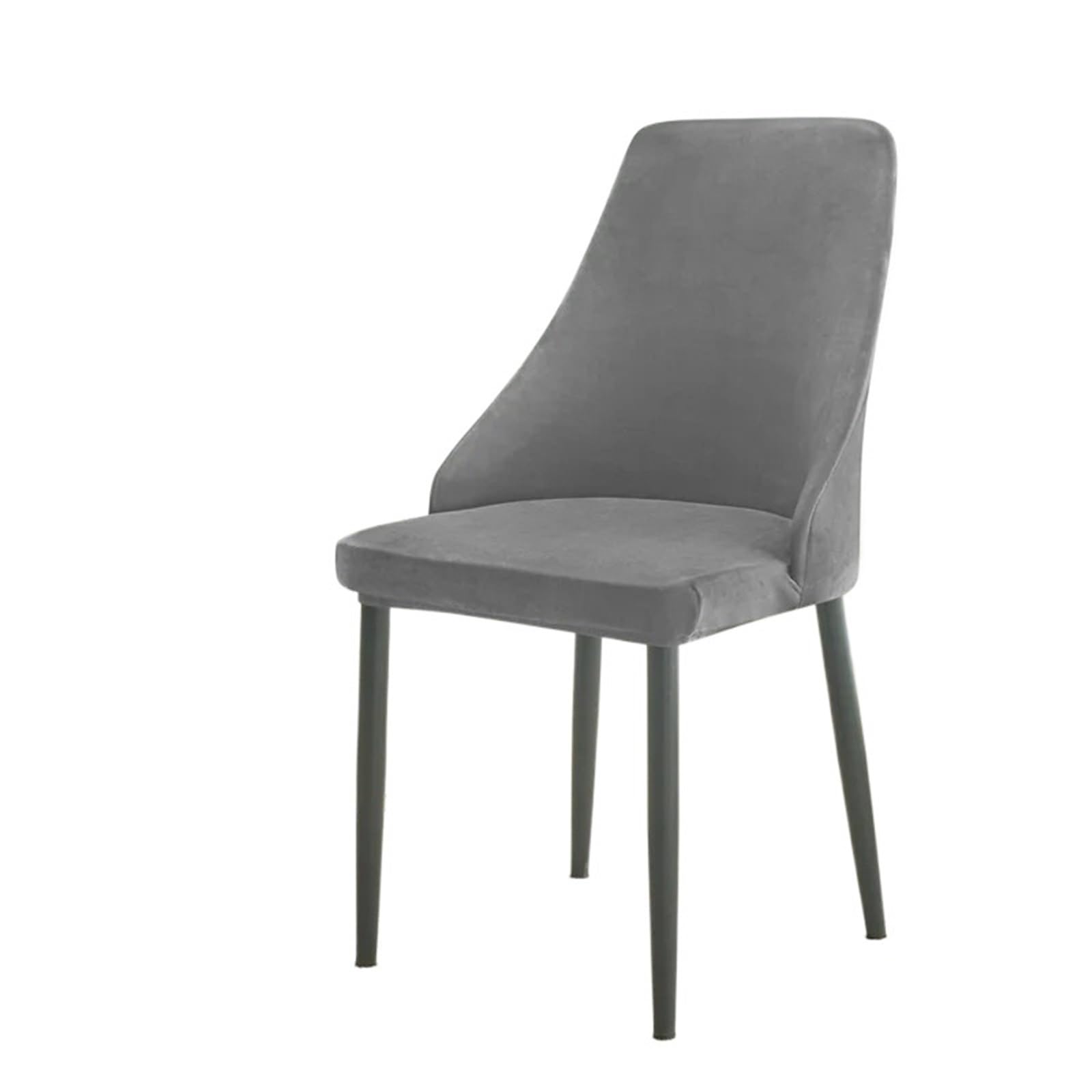 FVDZRFIE Chair Covers 1/2/4/6pcs Velvet Chair Cover Stretch Curved Small Dining Room(Color 5,6pcs Chair Cover)