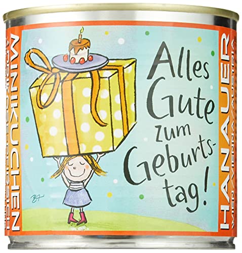 Hanauer Minikuchen Pfirsich-Aprikose 'Zum Geburtstag', 1er Pack (1 x 170 g)