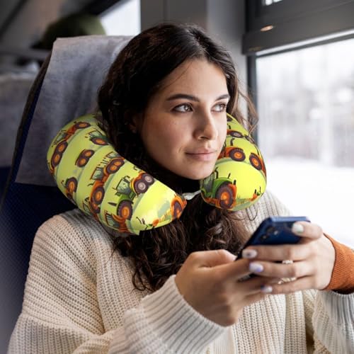 Almohada para viaje de espuma viscoelástica negra miniatura 6