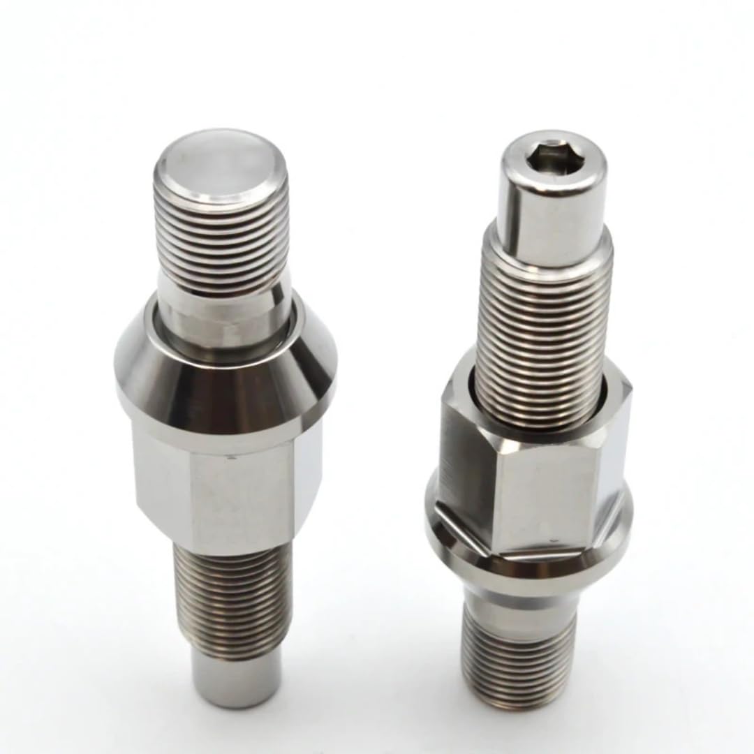 Śruby do Kół dla BMW, dla Mini, dla Toyoty Supry, Śruby do felg tytanowych M12/M14x1,25/1,5x75/78 mm i M12/14x1,25/1,5x27 mm z nakrętką
