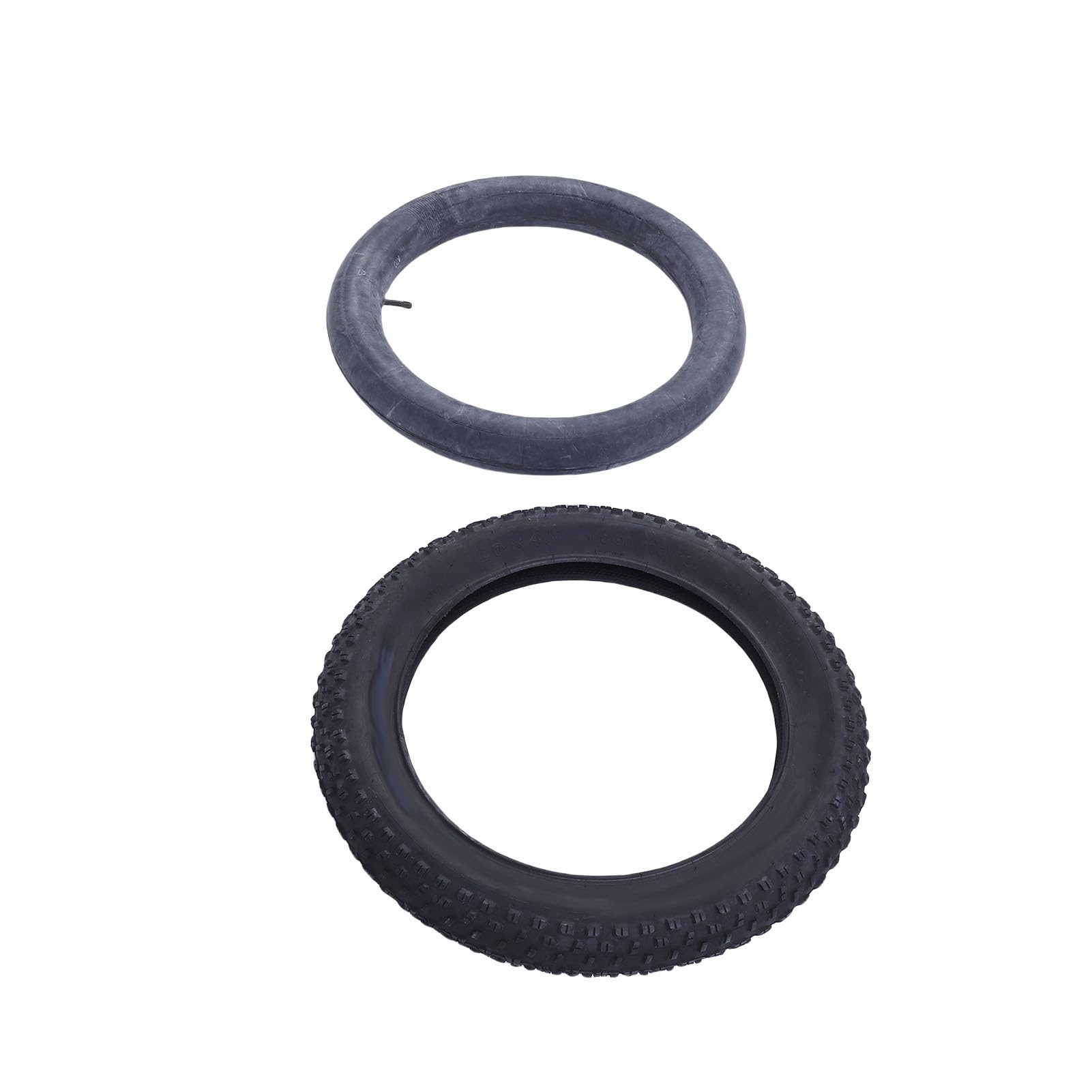 Neumático Ancho 20x4.0, Neumático de Goma Enrollable Multifuncional con Agarre y Manejo Mejorados para Bicicleta de Montaña Plegable