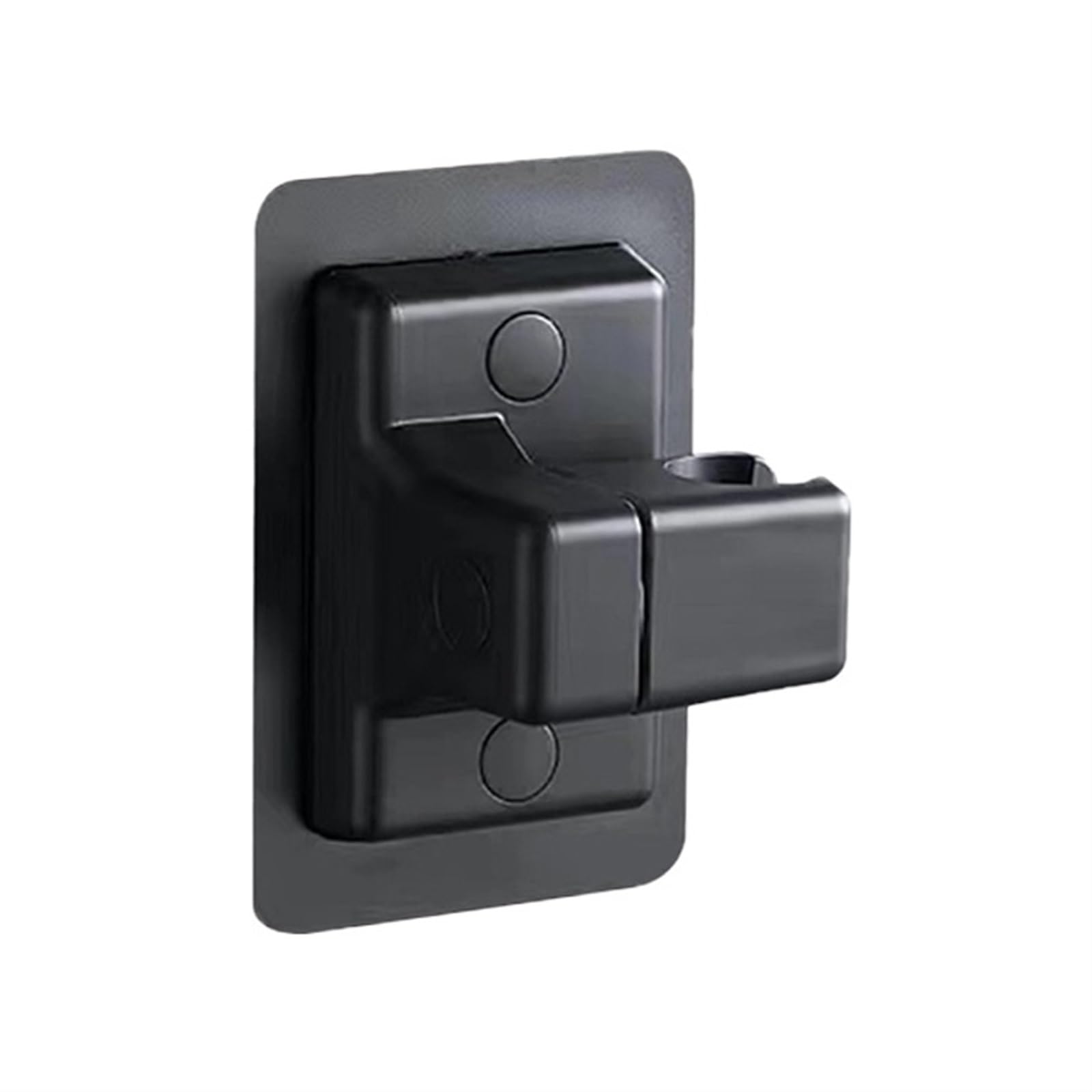 Djskldf Type 2-Black Shower Head Holder 1Pc Adjustable Shower Head Holder Wall Mounted Punch-Free Handheld Bracket With Hook Bathroom Accessories(Type 2-Black)