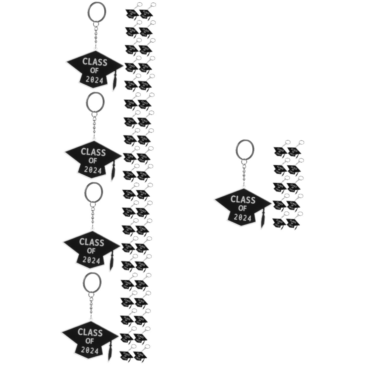 SOIMISS llavero favores de la fiesta de graduación bolsa colgando decoración adorno colgante de llave titular de la llave de estudiante graduado Acrílico