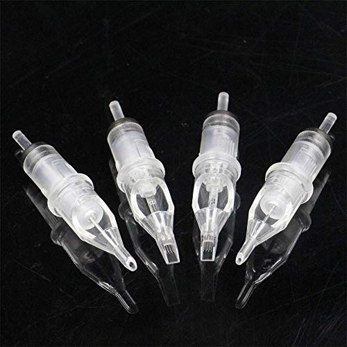 Tattoo Needles Cartridges - WZPB 100pcs Tattoo Cartridges Needle Disposable Mixed for Permanent Makeup Machine Set Round Liner/Round Shader/Single Stack Magnum (100pcs)