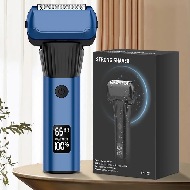 5-Blade Cordless Electric Razor for Men 2-Speed Electric Shavers for Men Face Close Shaving Mens Foil Shaver for