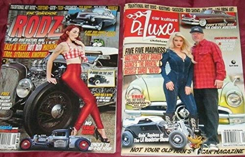2 Custom Hot Rod Magazines 2019 OL' SKOOL RODZ Car Kulture Deluxe ...