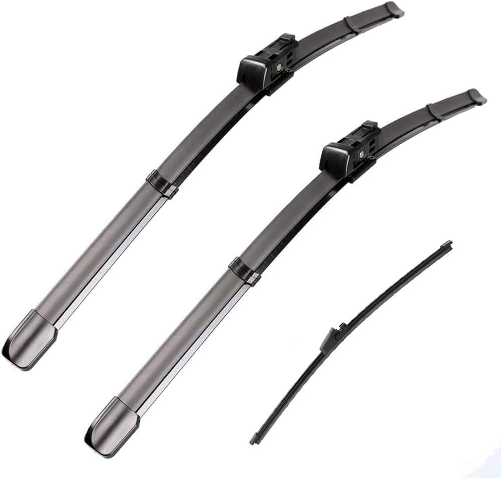 RESKIU Car Front Windshield Wiper Blade Set Replacement for VW Tiguan MK1 2007-2017, All Season Windscreen Wipers Quiet Easy Installation