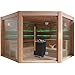 Produktbild EO-SPA Sauna B1501B rote Zeder/250x250/12kW EOS BiO-Cubo