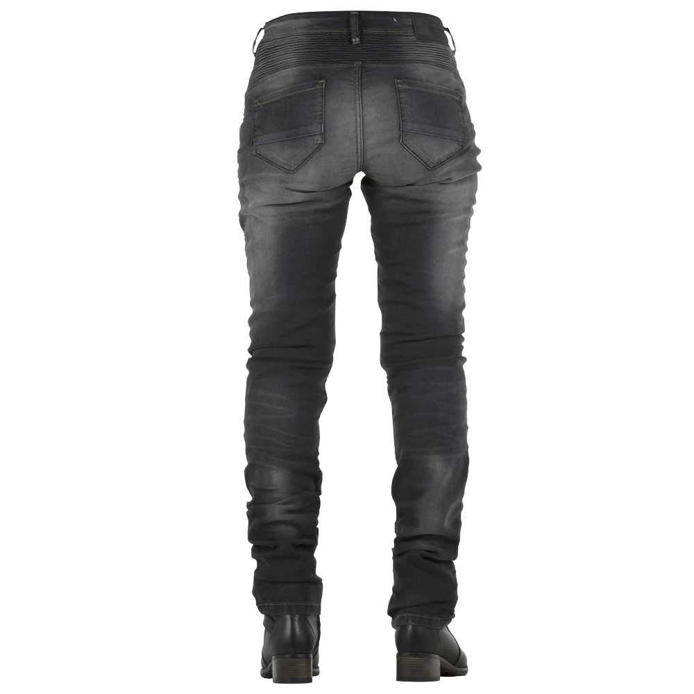 Overlap City Jeans Femme Homologué Route, Noir, Taille 32