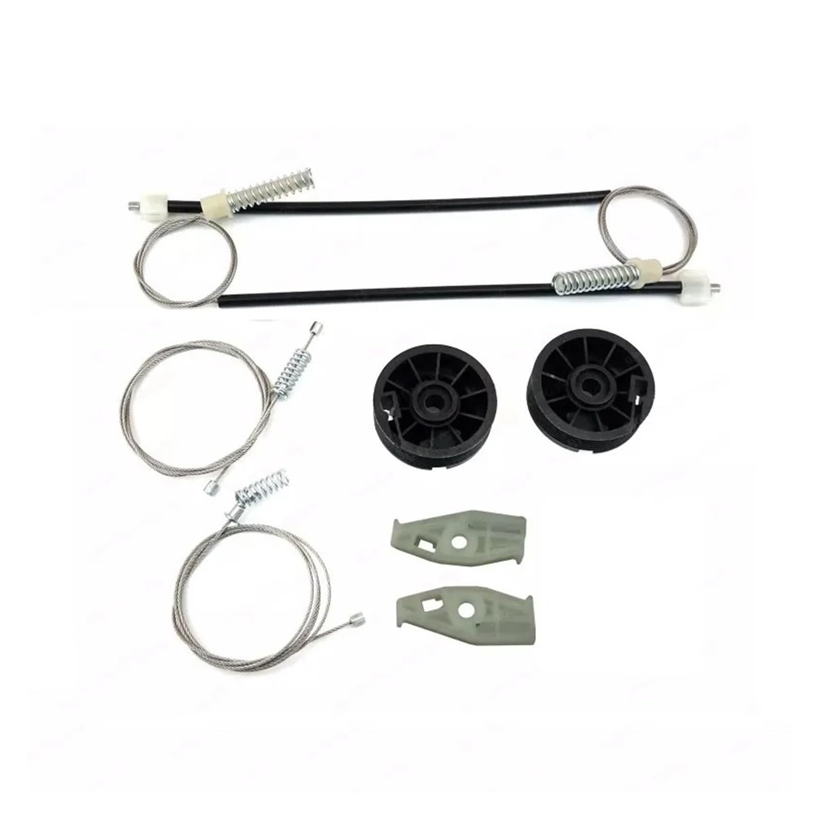 regulador Ventana Lateral para Peugeot 206 CC 2000-2008 Kit Reparación del Elevalunas Trasero Izquierdo Y Derecho Cabrio Elevalunas