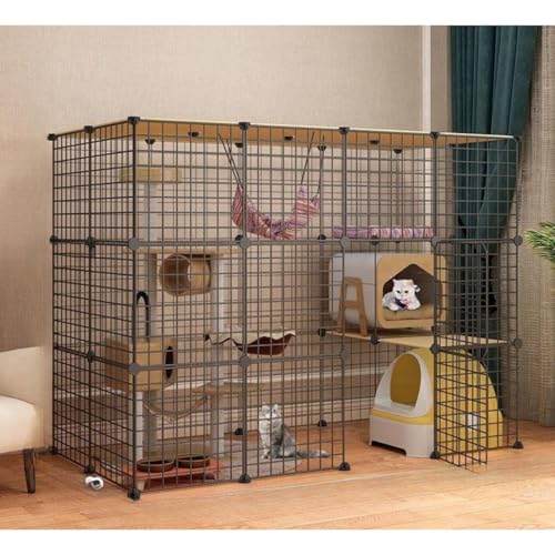 TAYOA猫キャット 猫 超大型 猫大型猫 おしゃれ 3段 4段 5段 6段ペット用品 お手入れ簡単 多頭飼い 組立簡単 室内飼い (B,4列3層2行)