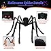 6.5ft Halloween Outdoor Decorations Hairy Spider, 78