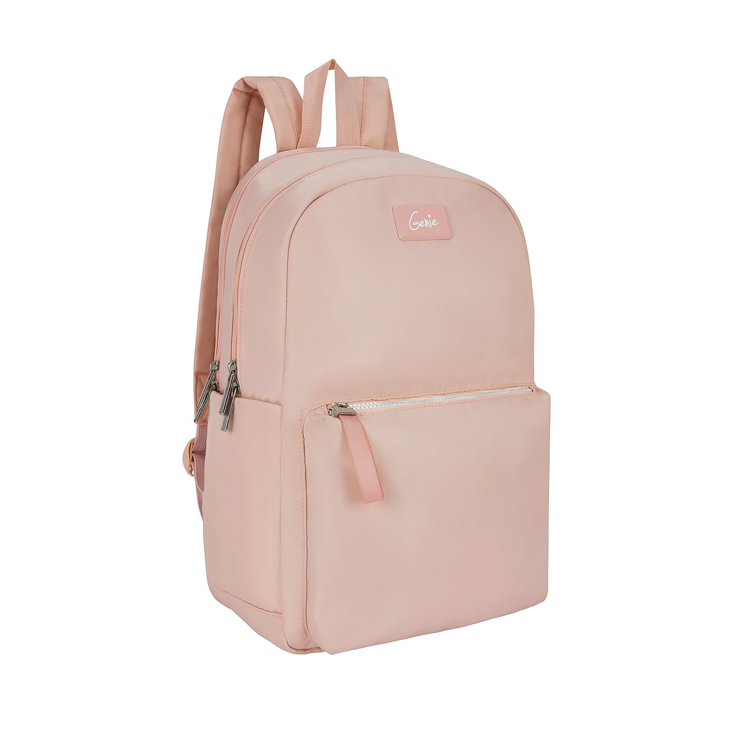 Genie Cupcake 22L Beige Backpack for Women & Girls with 15.6" Laptop Compartment | College Bag for Women & Girls| 4 Zips with Secret Pocket | Water Resistant | Laptop Backpack for Women (B0D2Y12BJK) Amazon Price History, Amazon Price Tracker