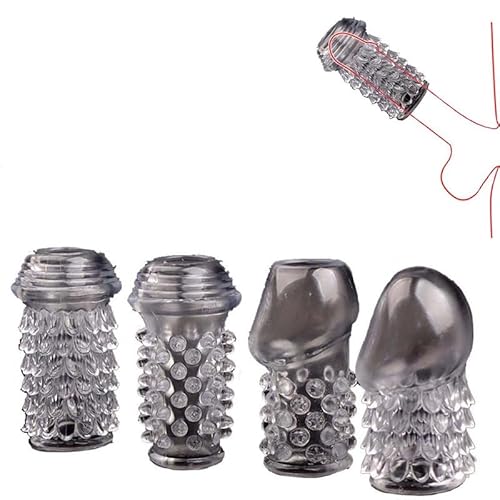 Male 4 Pcs Black Elastic Pratice Rings Accessories with Soft Texture，Stress Reducing Pratice Rings Accessories for Men