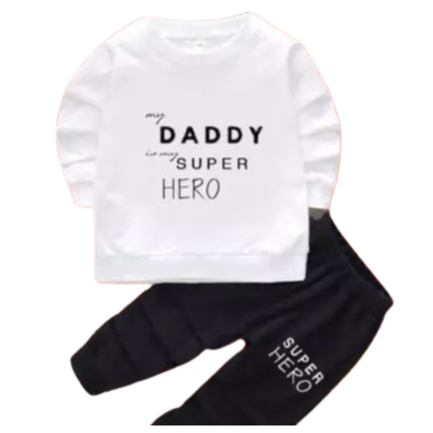 MY DADDY MY SUPER HERO (WHITE AND BLACK)-image-9