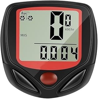 Leosportz Cycle Speed Meter - Wired Speedometer for Bicycles | Easy to Use Universal Cyclocomputers | Cycle Odometer