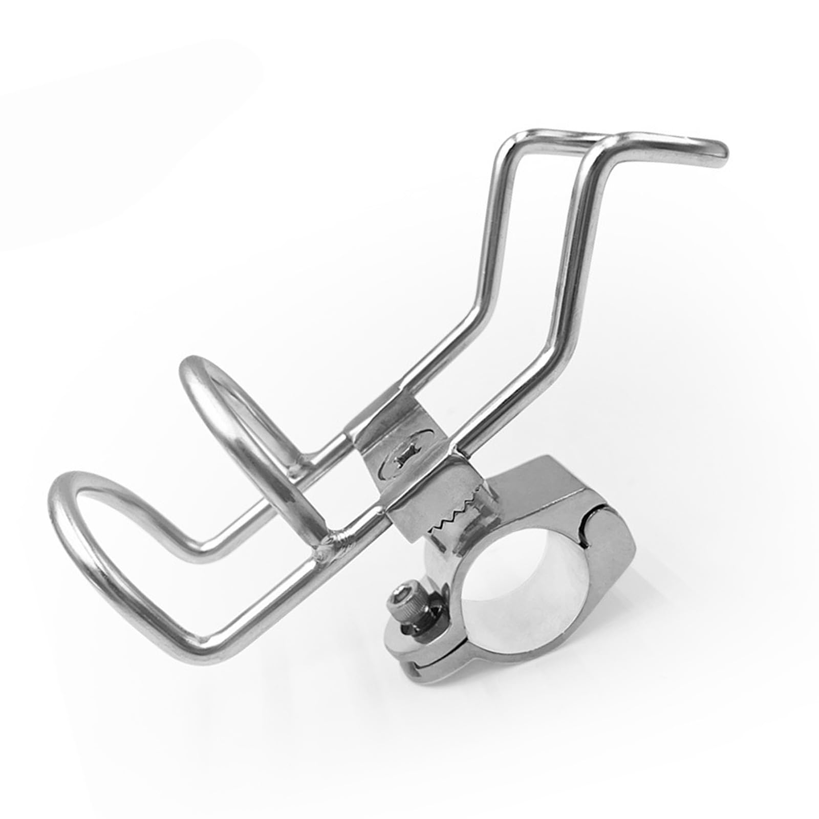 Support de canne à pêche en acier inoxydable finition miroir pour bateaux - 8