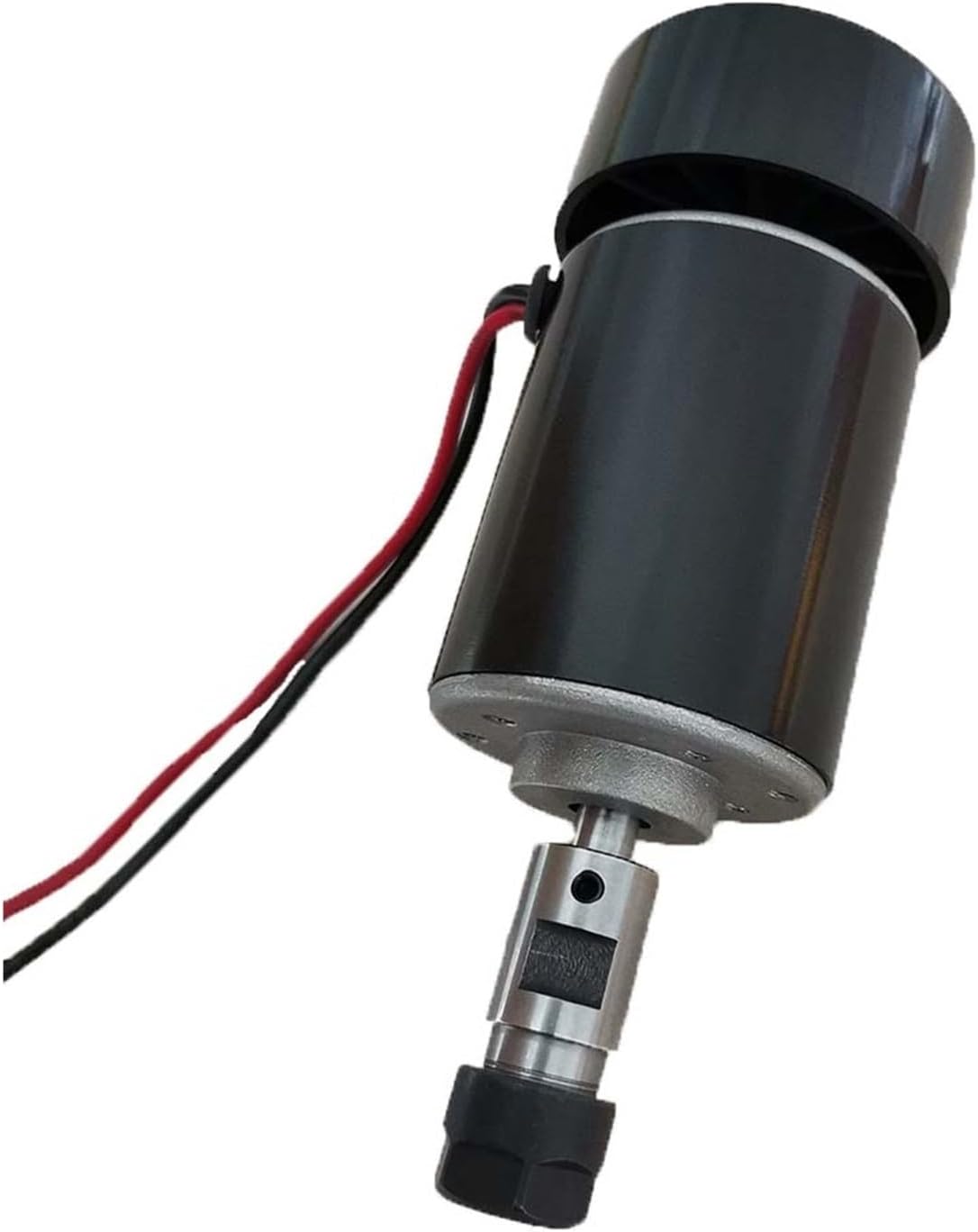Spindle Motor, Air Cooled 0.2KW Spindle Motor CNC 200W ER11 52mm Clamp Speed Governor Power Supply DIY CNC Machine Kit 24V DC 10000RPM for CNC Machine(24V Power Supply)