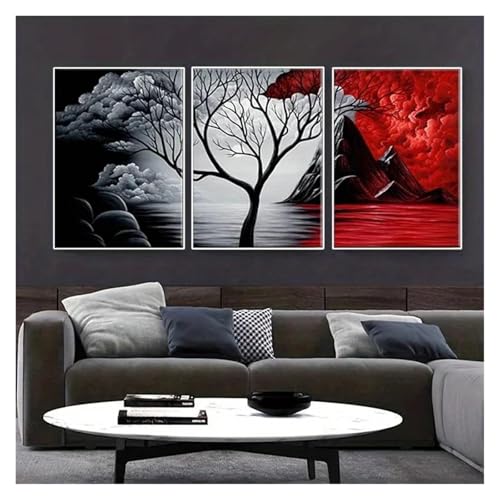 Cuadro sobre lienzo de nube abstracta para decoración de paredes de hogar 3