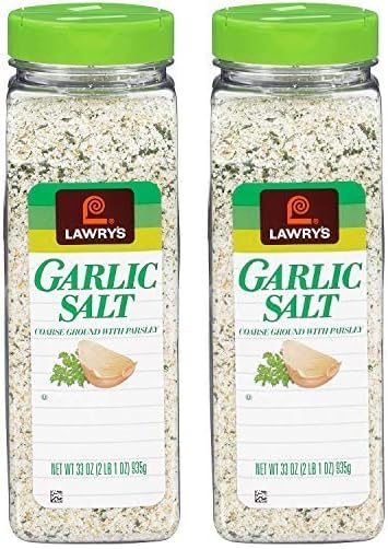 Lawry's Coarse Ground Garlic Salt with Parsley (33 oz.) (Pack of 2)