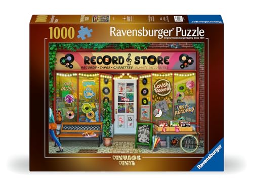 Ravensburger Vintage Vinyl Rompecabezas de 1000 Piezas para Adultos - Modelo 12000250 - Fabricado en Alemania miniatura 2