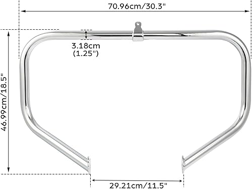 Miniatura 2 de Kit de protección de motor para Harley Davidson Touring Road King Street Glide Electra Glide CVO y modelos Trike 2009 y posteriores, cromado