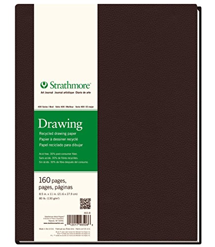 Image of Strathmore 465-8 Recycled Hardbound Art Journal, 160 Pages, 8.5 inch x 11 inch