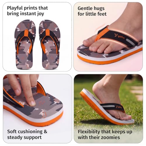 Image of YOHO Motion Slippers for Kids | Comfortable Monsoon Rainy FlipFlop | Easy to clean Footwear for Boys & Girls