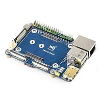 Basisplatine für Raspberry Pi Compute Module 4 mit Standard CM4 Buchse und Raspberry Pi 40-PIN GPIO Header, Onboard Mehrere Anschlüsse, Geeignet für Compute Module 4 Lite/EMMC Series Modul – Ansicht 1
