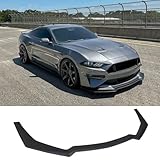 AUTRAGO Front Bumper Lip Compatible with 2018-2023 Mustang (Matt Black)